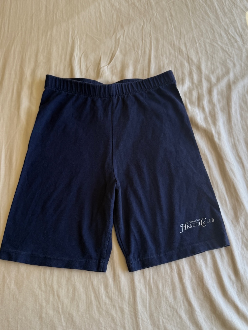 Sporty & Rich Navy Biker shorts size s